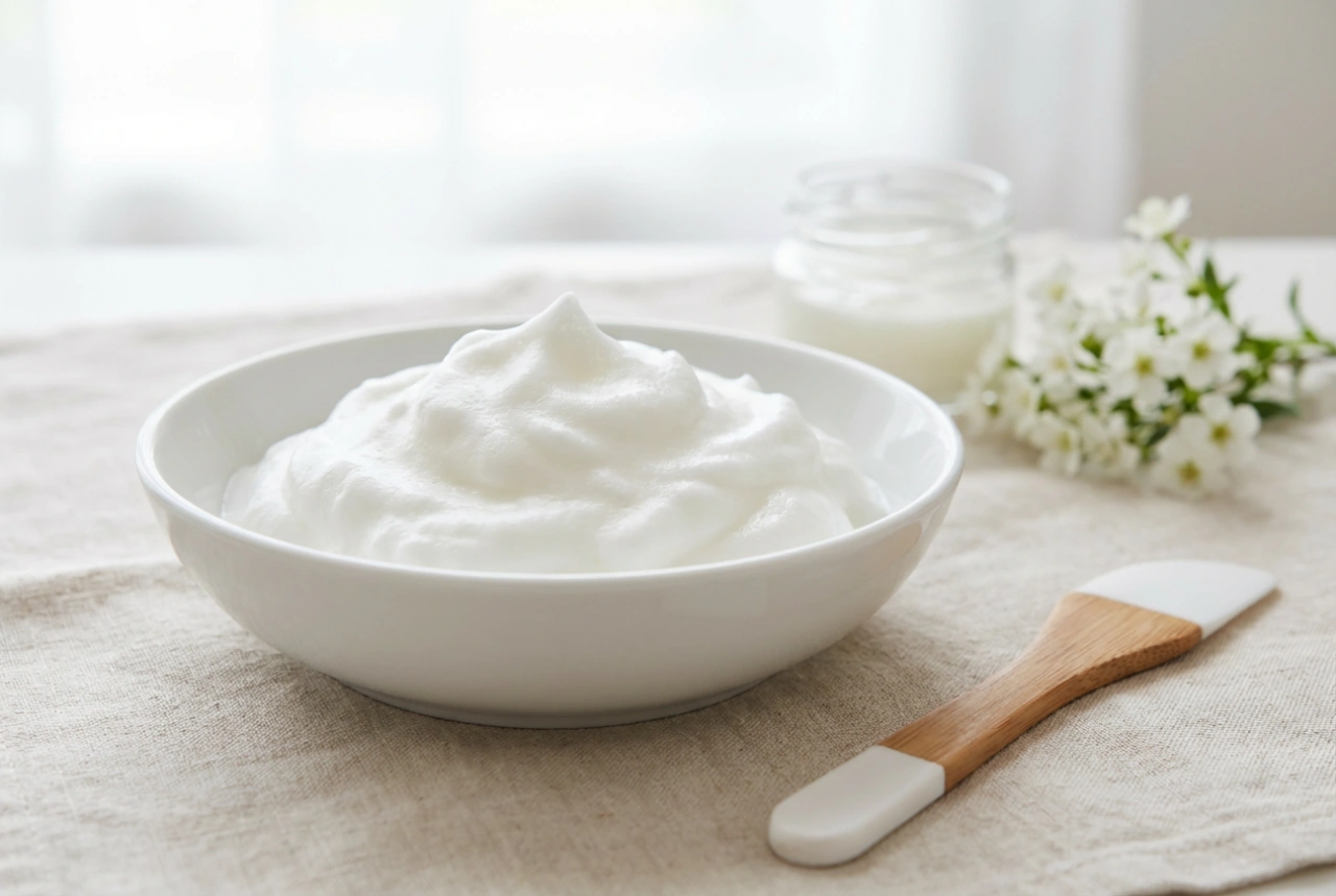 Pürüzsüzleştirici Yumurta Akı Maskesi: Çırpma, Uygulama ve Yıkama