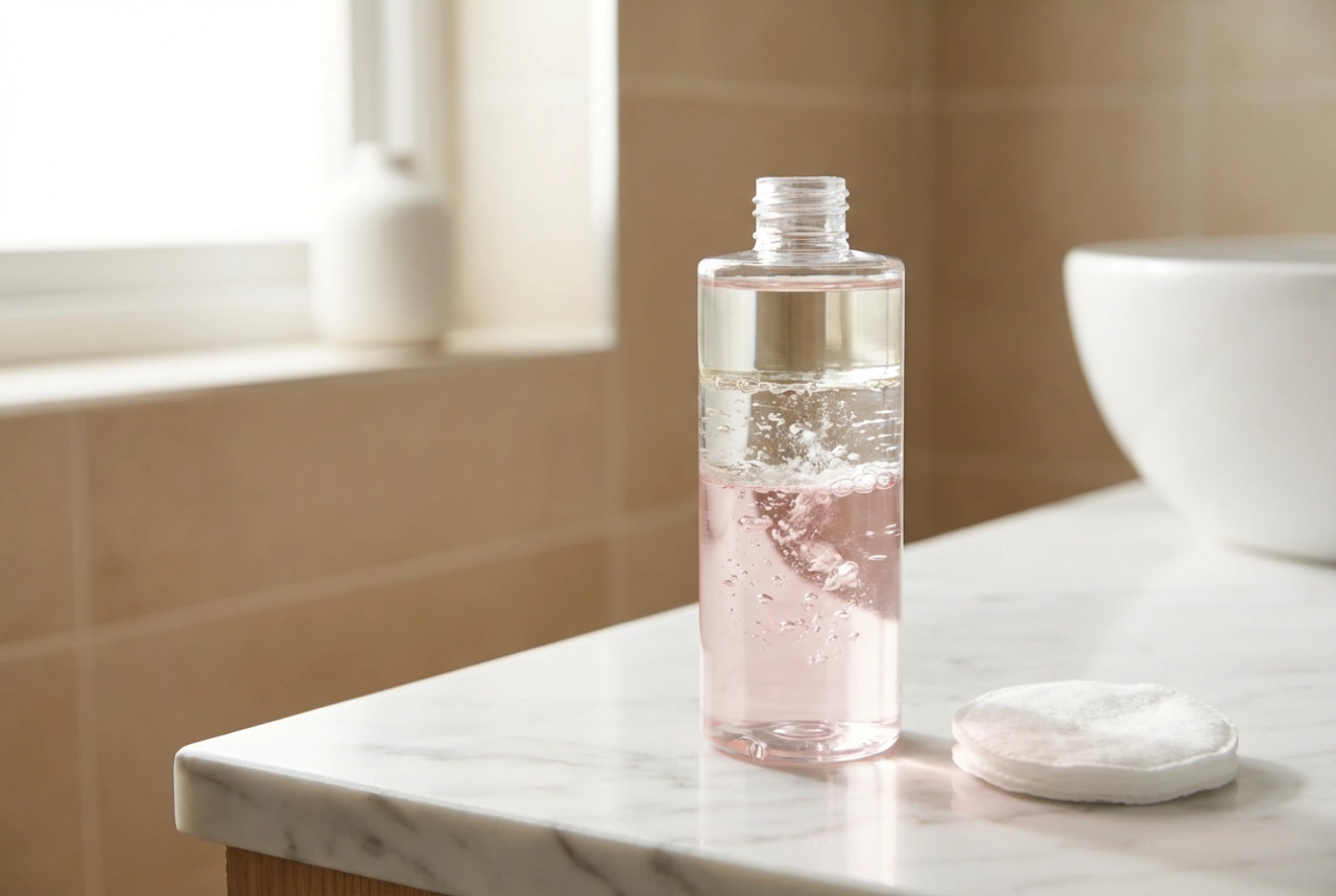 Çift Fazlı Makyaj Temizleyici: Çalkala, Beklet, Nazikçe Sil