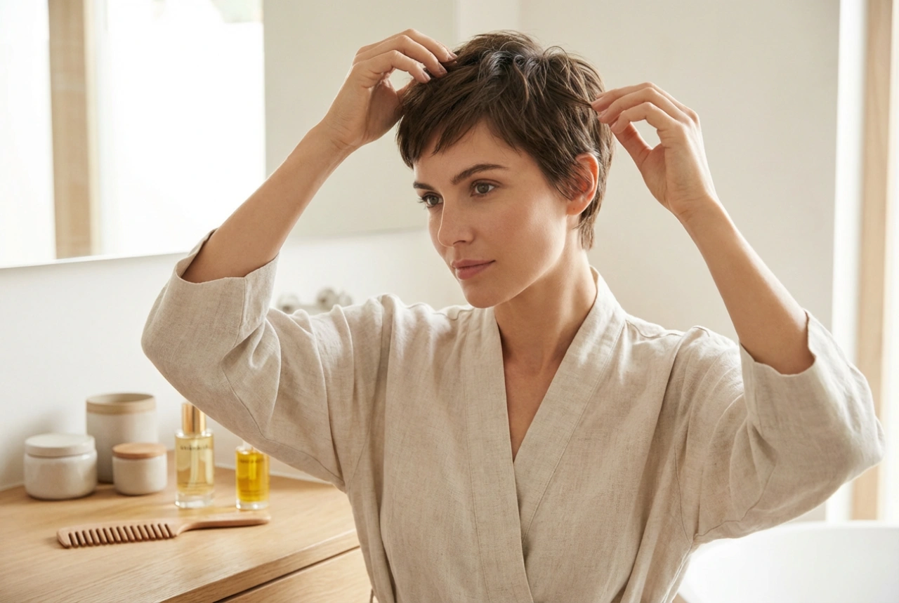 Kısa Kadın Saç Kesimi: Saç Ayrımı Nasıl Seçilir, Kurutulur ve Şekillendirilir