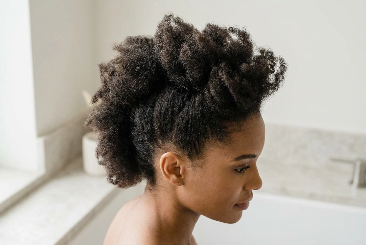 Kadın Mohawk Saç Modeli: Köklerde Hacim, Doku ve Sabitleme