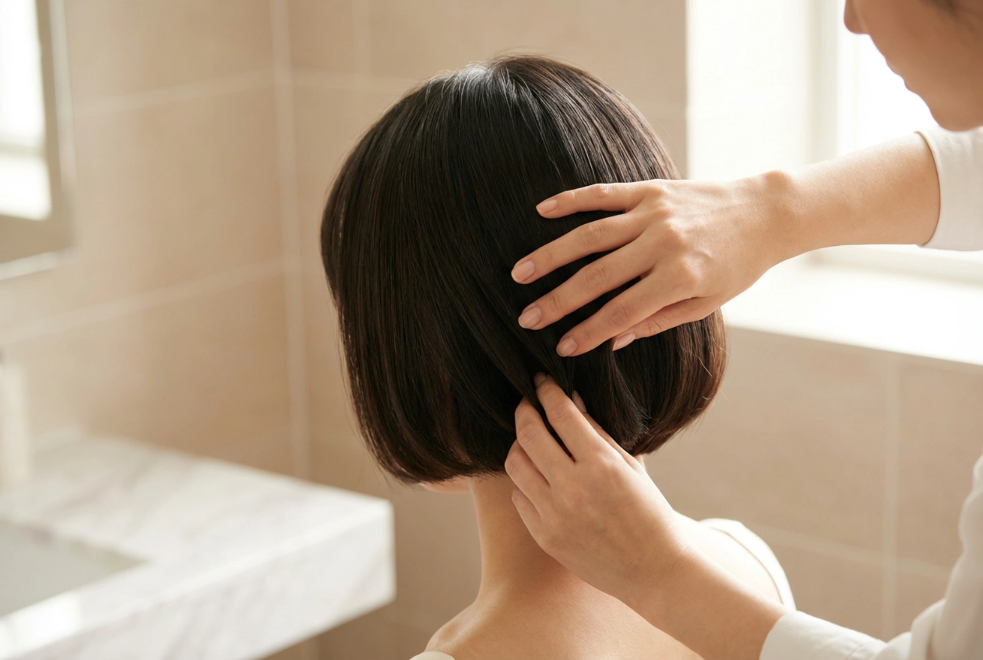 Mantar Saç Kesiminin Arkası Nasıl Şekillendirilir: Uçları İçe Kıvırma ve Hacim Kontrolü