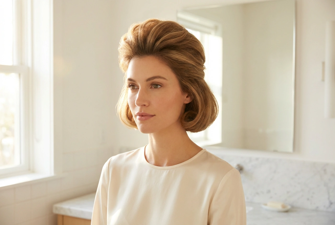 Günlük Kullanım İçin Retro Tarz: Köklerden Hacimli 60'lar Saç Modeli