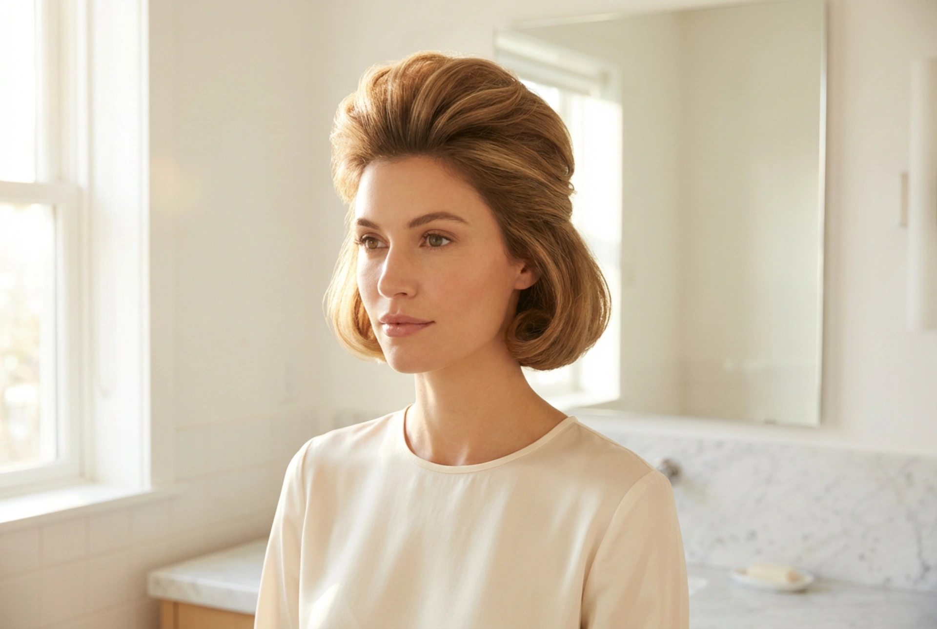 Günlük Kullanım İçin Retro Tarz: Köklerden Hacimli 60'lar Saç Modeli