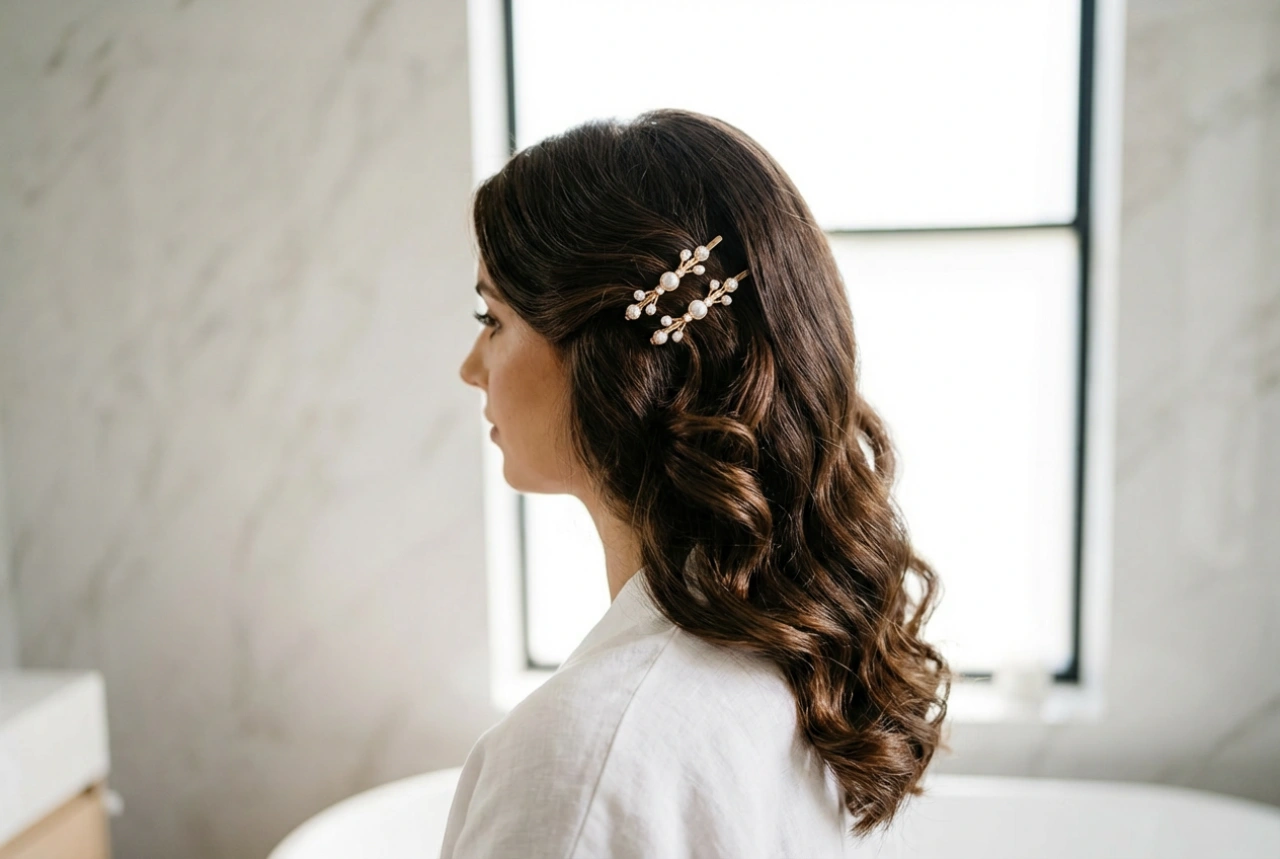 Dekoratif Dokunuşlar: Adım Adım Tokalar, Bölümler ve Dalgalarla Saç Modeli