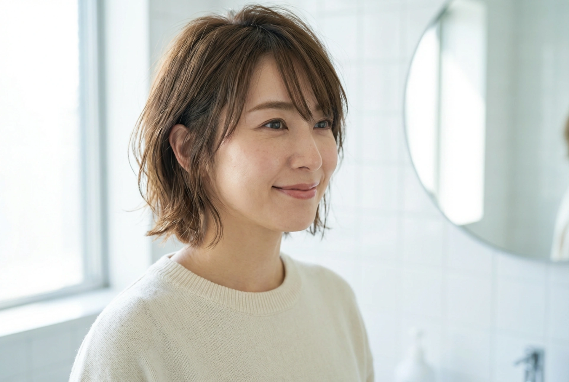 Kadınlar için: Kahküllü ve Kahkülsüz Yarı Kısa Saç Modelleri