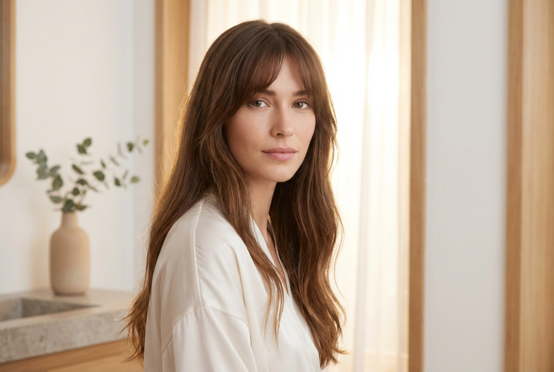 Oranların Uyumu: Uzun Saçlar İçin Kahkül ve Günlük Şekillendirme