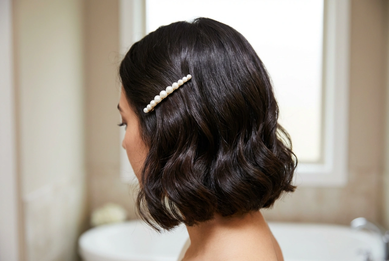 Düğünler İçin Kısa Saç Modelleri: Kalıcı Dalgalar, Aksesuarlar ve Sabitleme