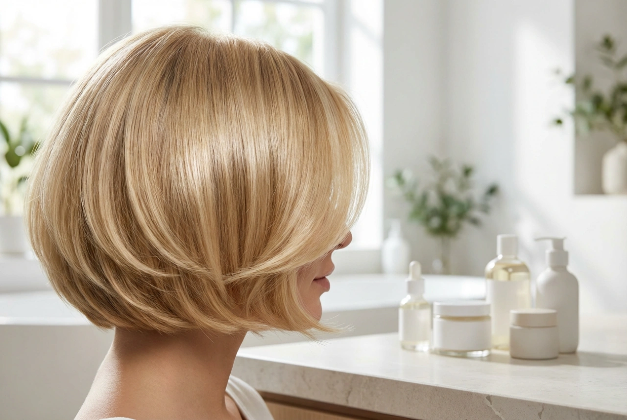 Kısa Sarışın Bob: Saçı Yıpratmadan Parlaklık ve Hacim Nasıl Eklenir