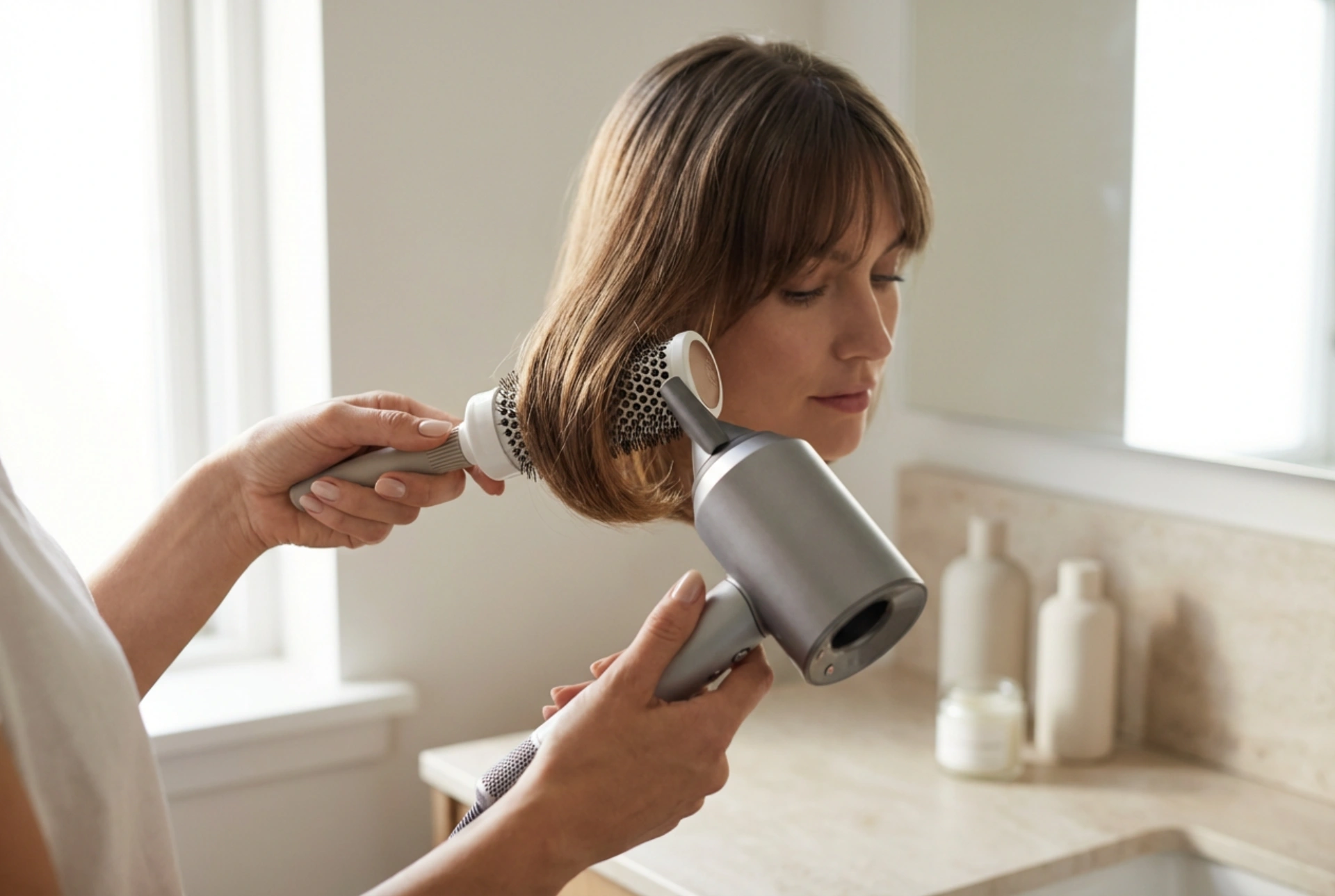 Kahküllü Orta Boy Saçlar: Kurutma, Şekillendirme ve Kalıcı Sabitleme