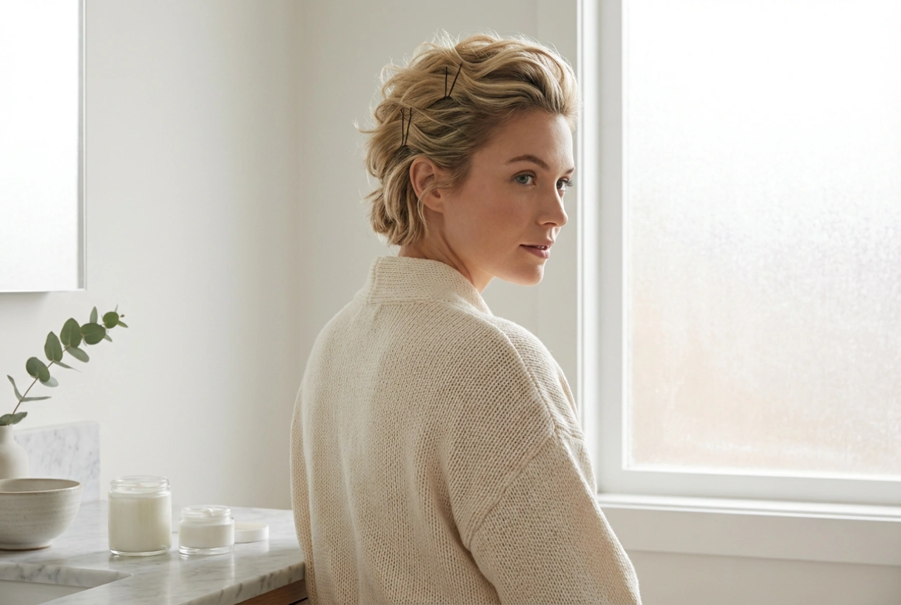 Kısa Saç Modelleri: Hızlı Topuzlar ve Maşasız Doku