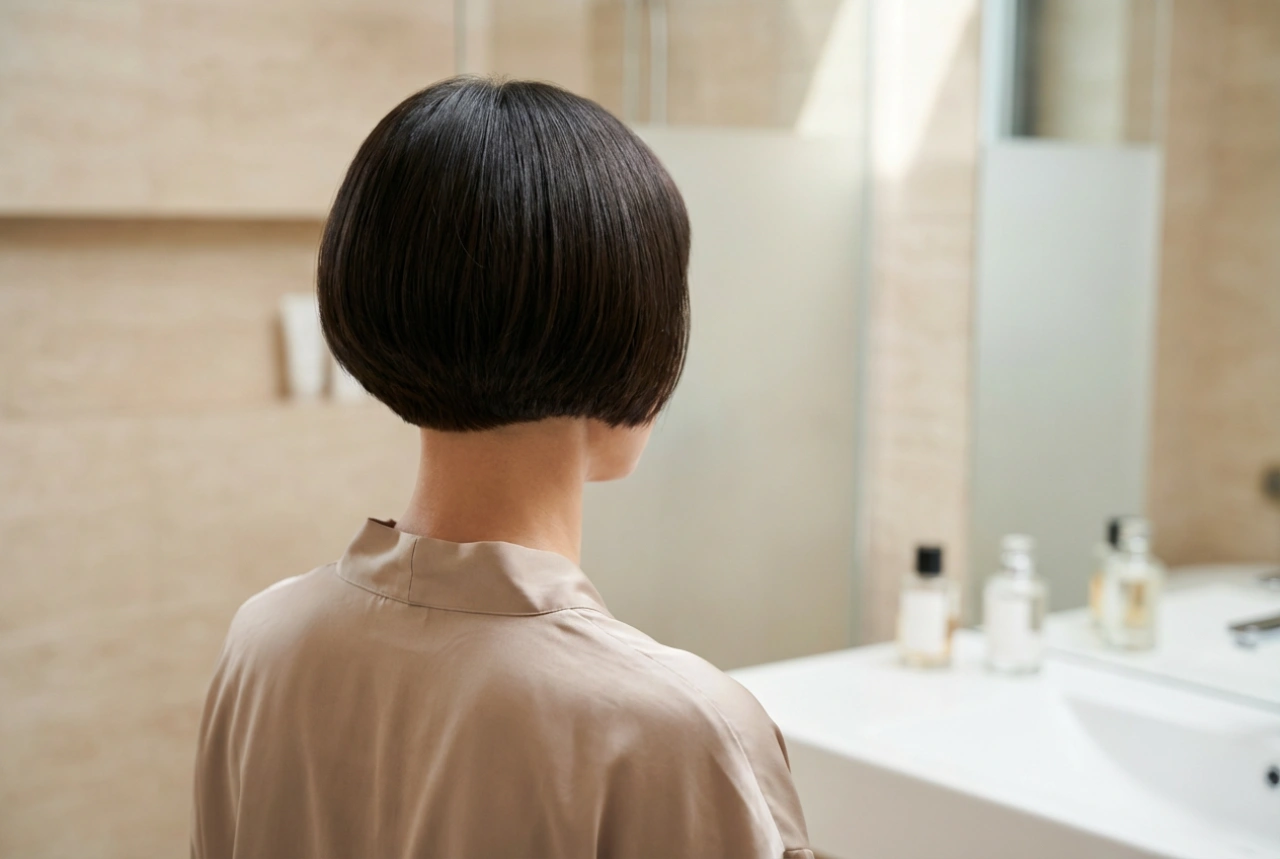 Kısa Saçlar İçin Bob Kesim: Arka Kısma Şekil Verme ve Hacim Kazandırma