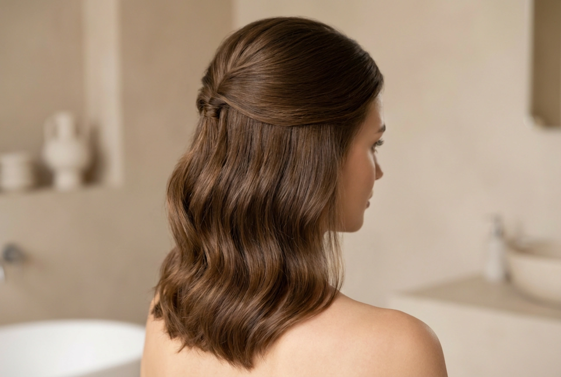 Orta Boy Saçlar İçin Saç Modelleri: Düzleştirme, Dalgalar ve Yarım Topuzlar