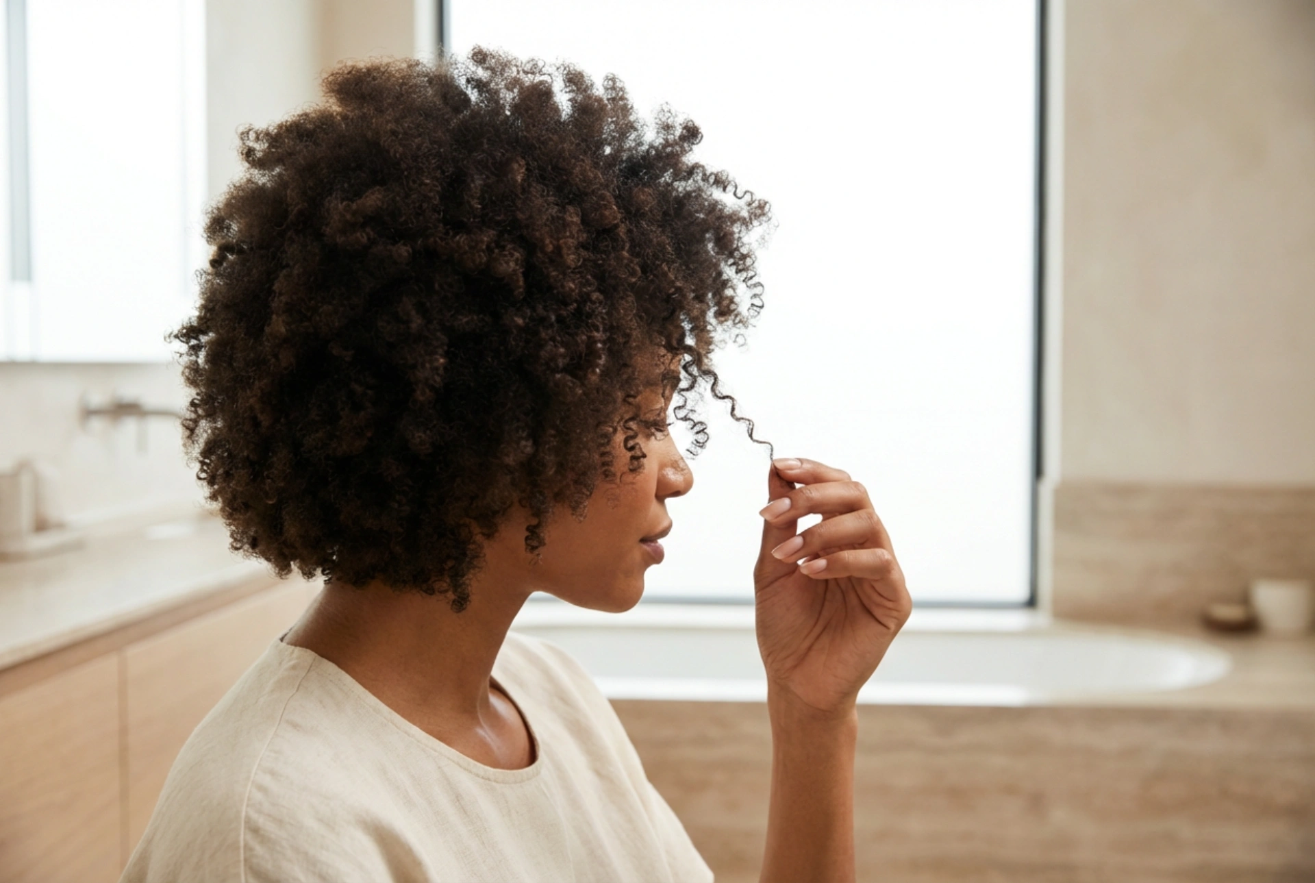 Afro Saç Modeli: Şekli Tanımlama, Nemlendirme ve Güvenli Sabitleme