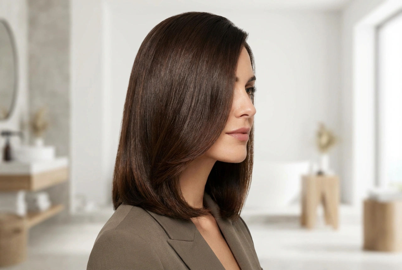 İş ve Ofis: Omuz Hizasındaki Saçlar İçin Adım Adım İş Saç Modelleri