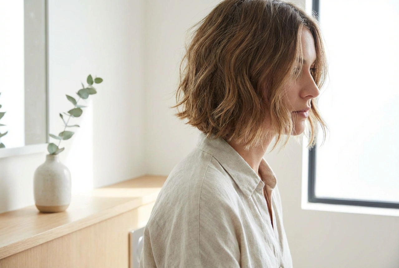 Katlı Kulak Hizası Saçlar: Kısa Katları Adım Adım Şekillendirme