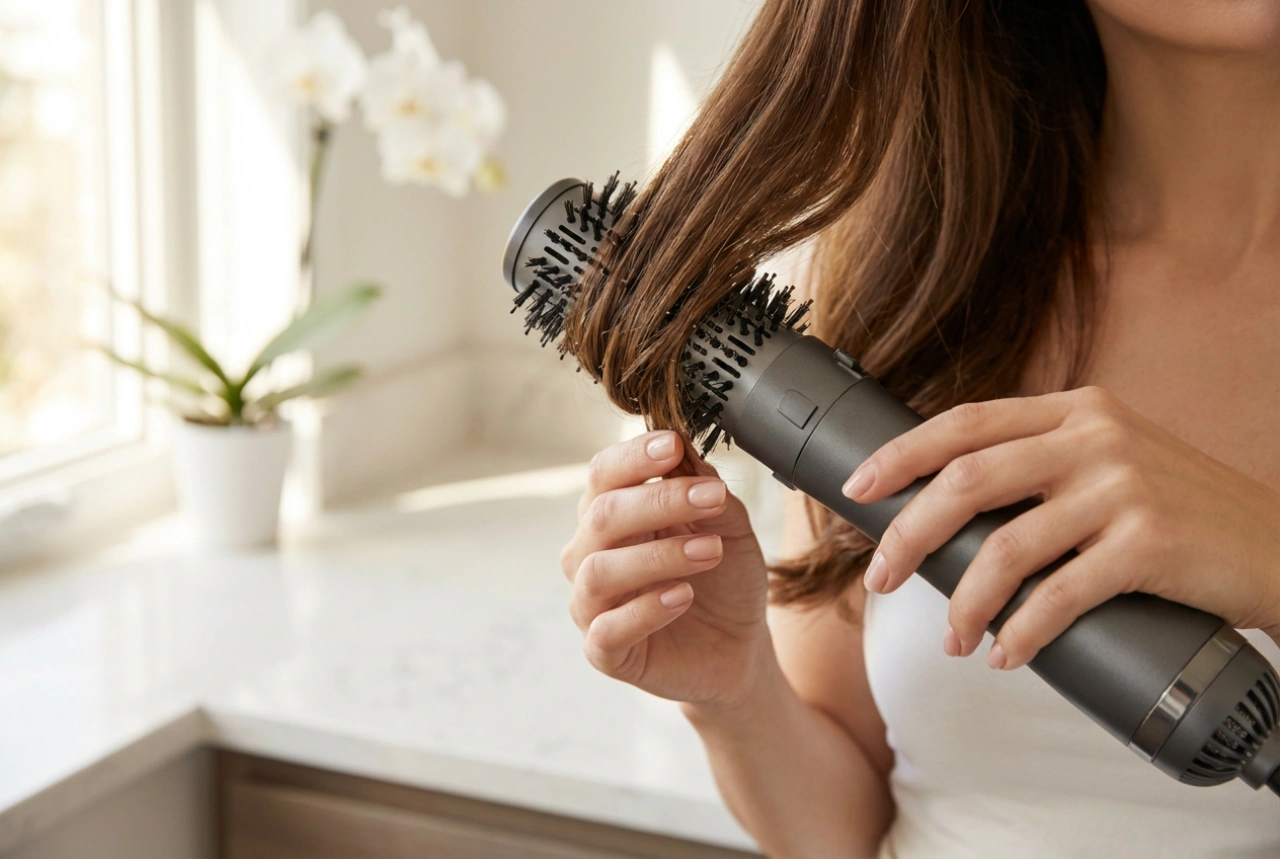 Döner Fırçalı Saç Şekillendirici: Adım Adım Şekillendirme ve Bukle Yapma