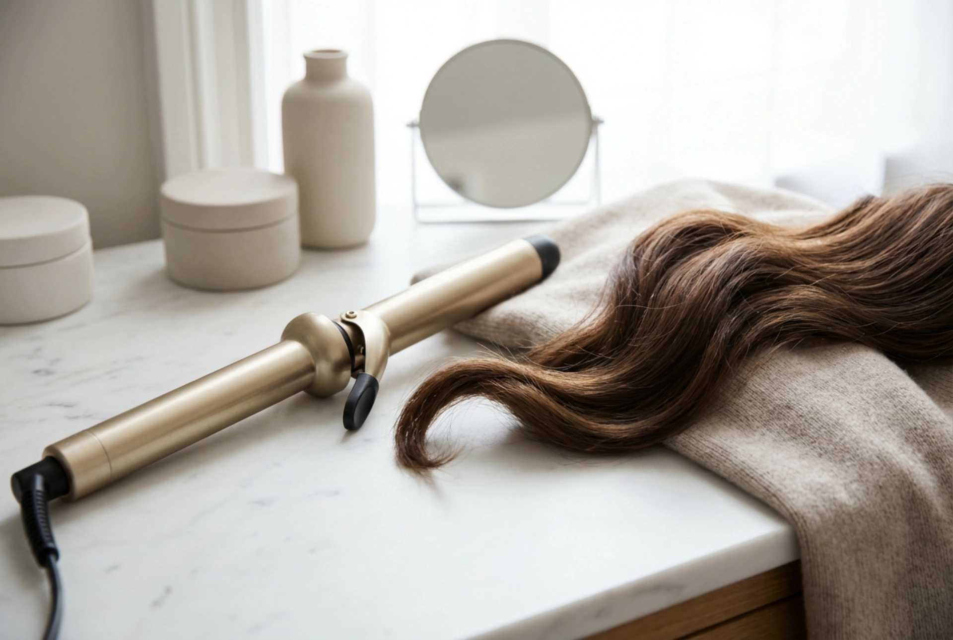 Kalın Bukleler için Saç Maşası: Doğru Çap, Teknik ve Soğutma