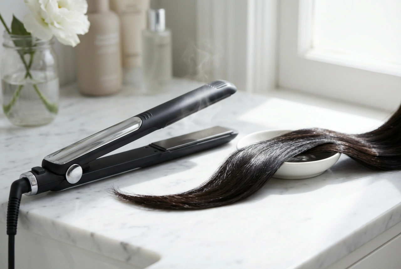 Keratin ve İyonizasyonlu Saç Düzleştirici: Pürüzsüzlük, Parlaklık ve Daha Az Kabarma
