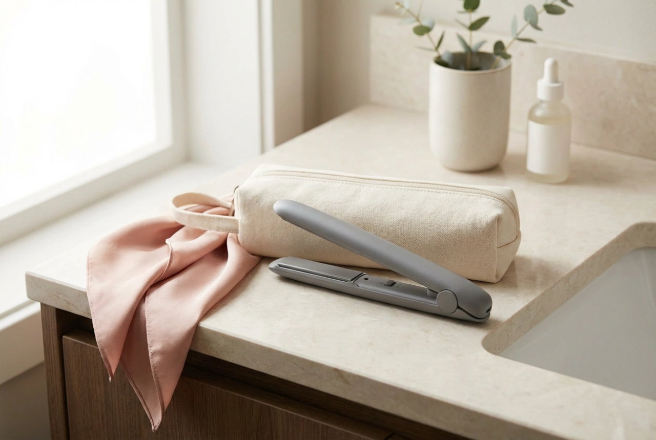 Mini Seyahat Saç Düzleştiricisi: El Bagajında Hafif Şekillendirme