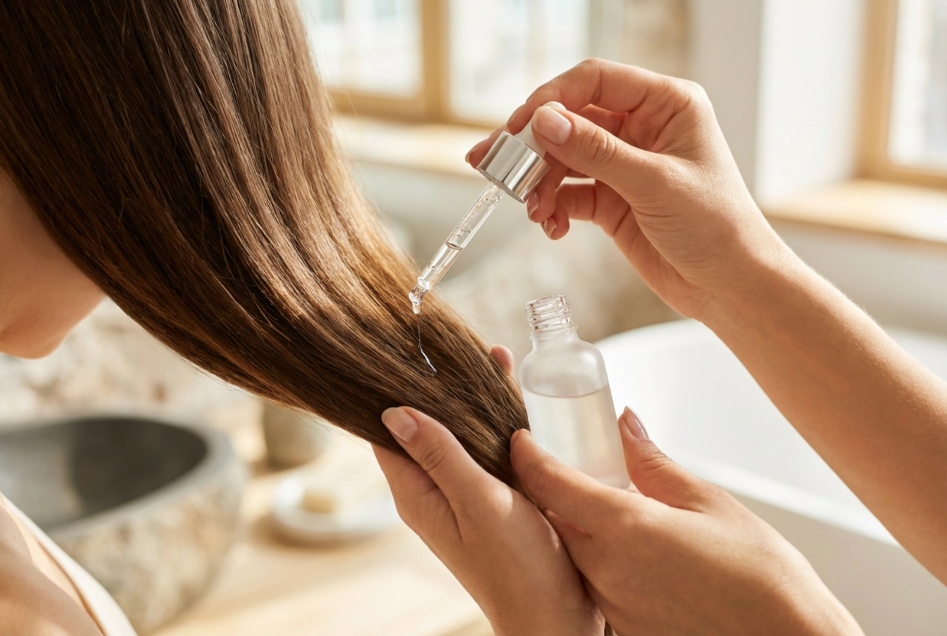 Evde Saç Serumu Kullanımı: Pürüzsüzleştirme, Parlaklık ve Doğru Dozaj