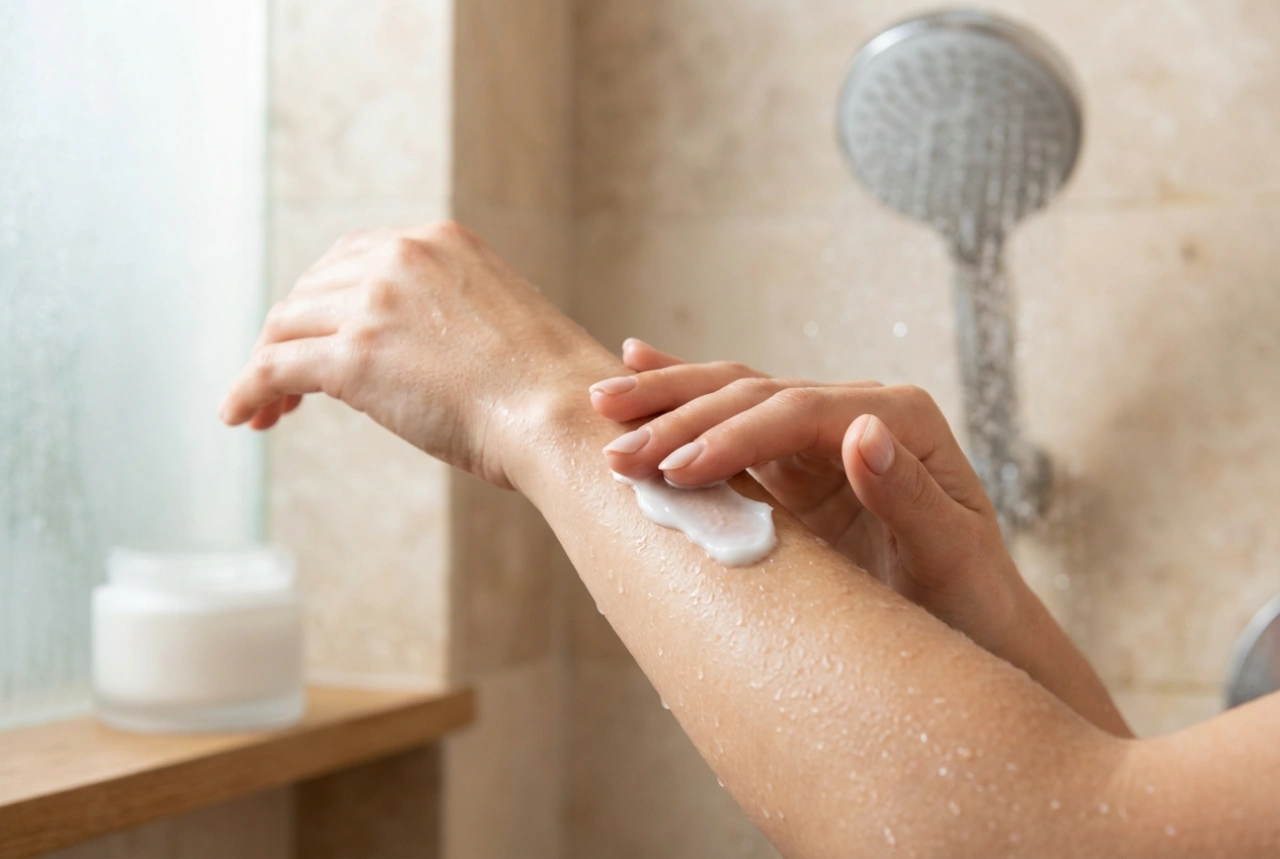 Duşta Vücut Losyonu: Islak Cilde Uygulama ve Durulama