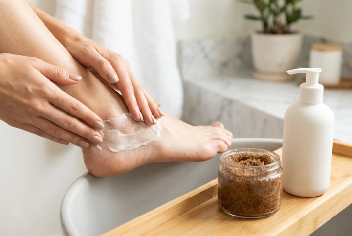 Evde Ayak Bakımı: Nasırlaşmış Ayaklar İçin Peeling ve Nemlendirme