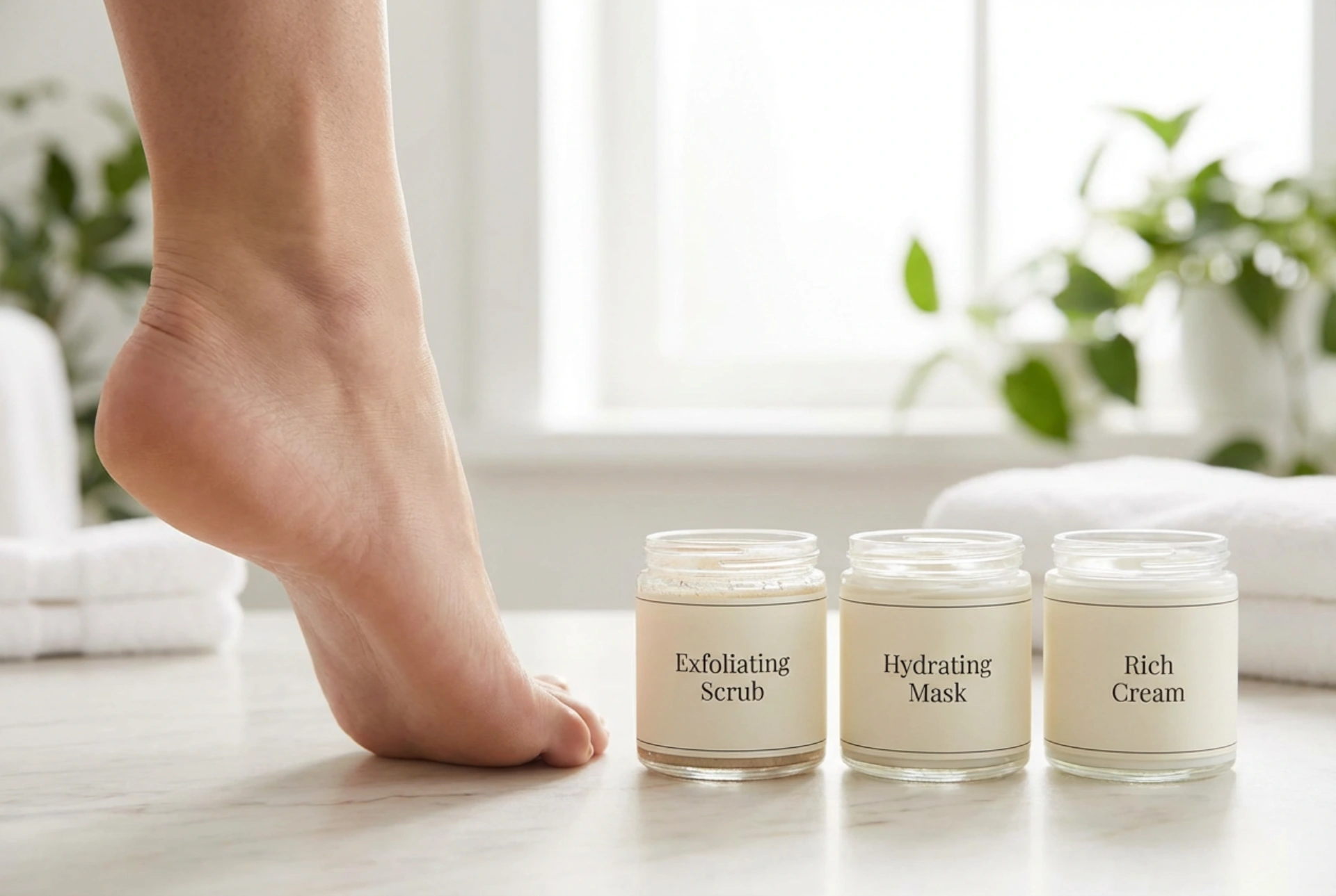 Kuru Topuklar İçin Çözüm: Peeling, Maske ve Üreli Krem