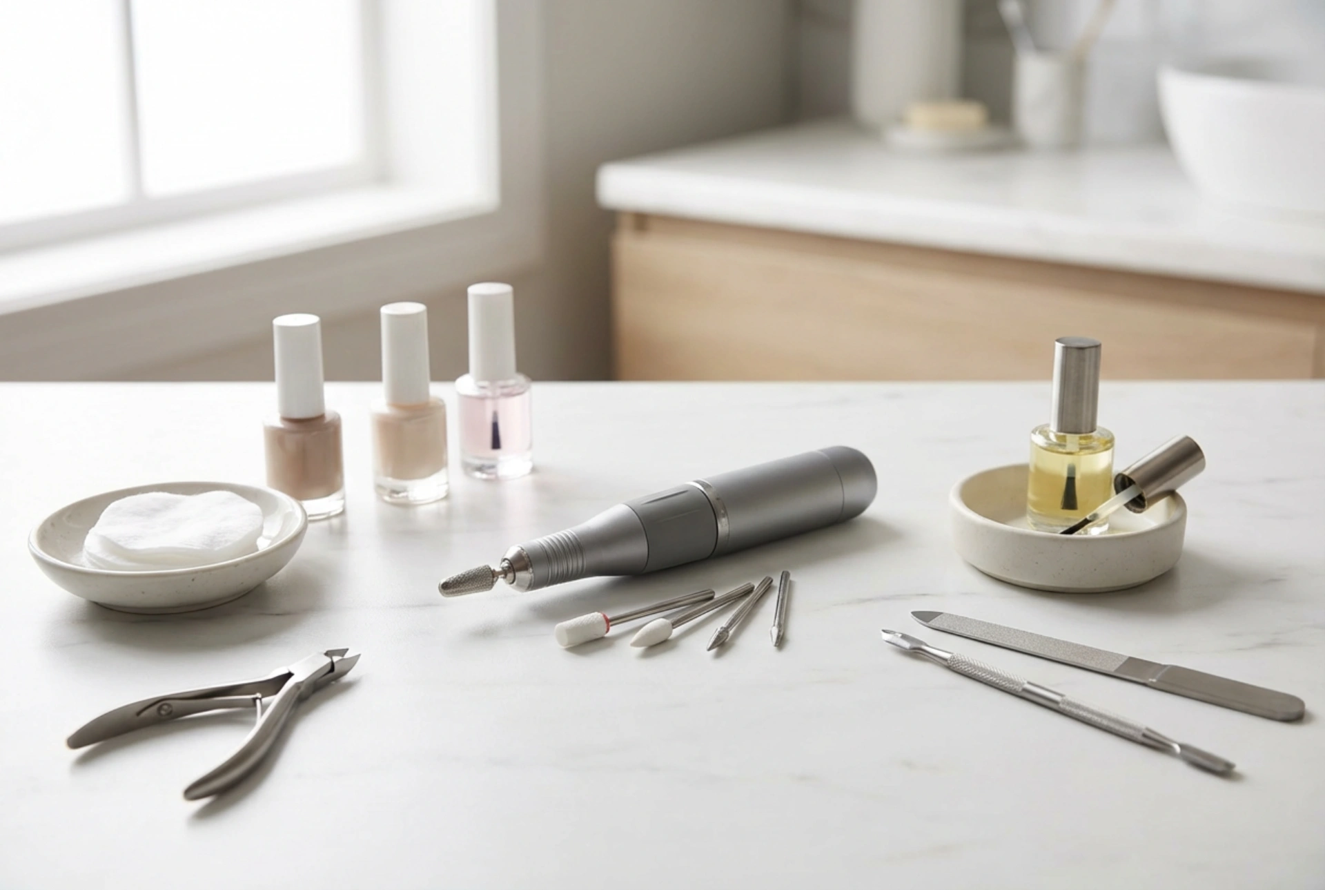 Törpü Makinesiyle Tırnak Yapım Seti: Evde Kullanım İçin Aksesuarlar ve Kurallar