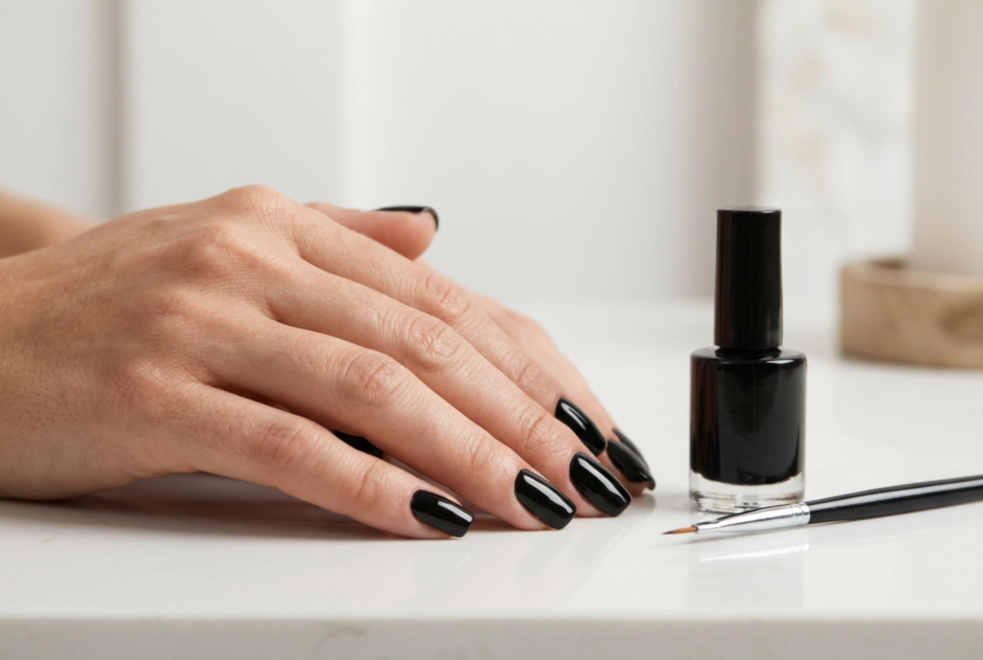 Siyah Kalıcı Oje: Tırnak Etlerine Bulaştırmadan Hazırlık ve Uygulama