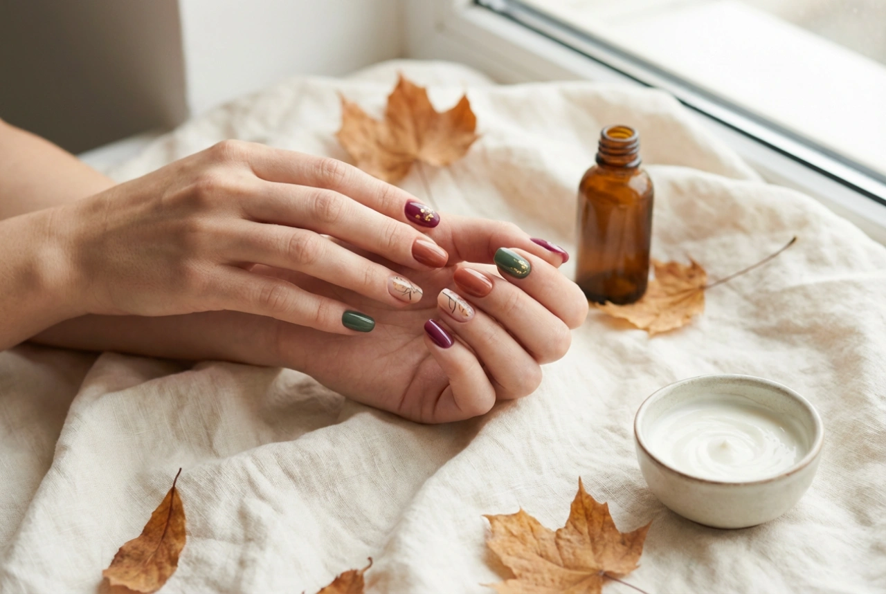 Sonbahar İçin Kalıcı Oje: Trend Renkler, Süslemeler ve Dayanıklı Uygulama