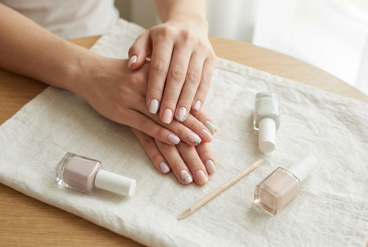 Bahar İçin Hibrit Tırnaklar: Taze Renkler, Çiçekli Dokunuşlar ve Trend Stiller