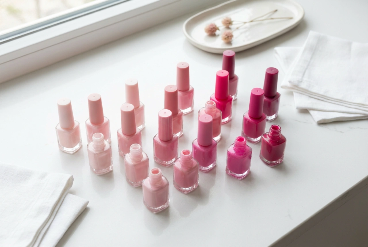 Pembe Tırnak Tasarımları: Soft Tonlardan Canlı Pembelere