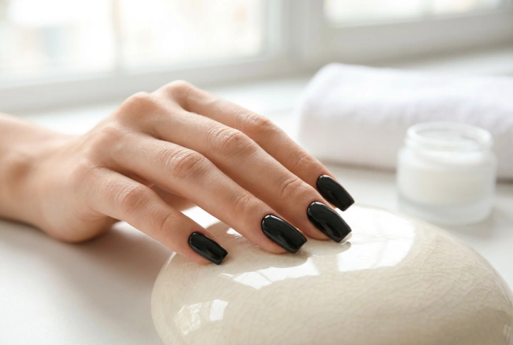 Siyah Kare Tırnaklar: Hassas Kenarlar, Örtücülük ve Top Coat