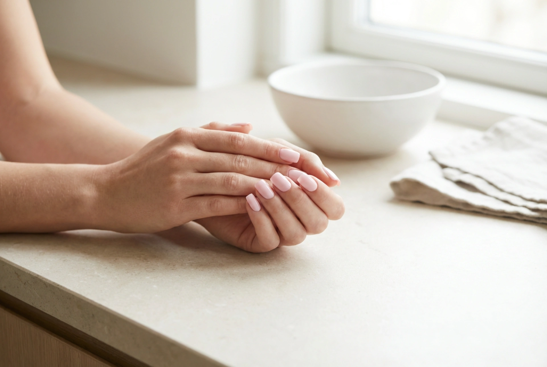 Pembe Kare Tırnaklar: Yumuşak Kenarlar ve Kusursuz Kaplama Nasıl Elde Edilir