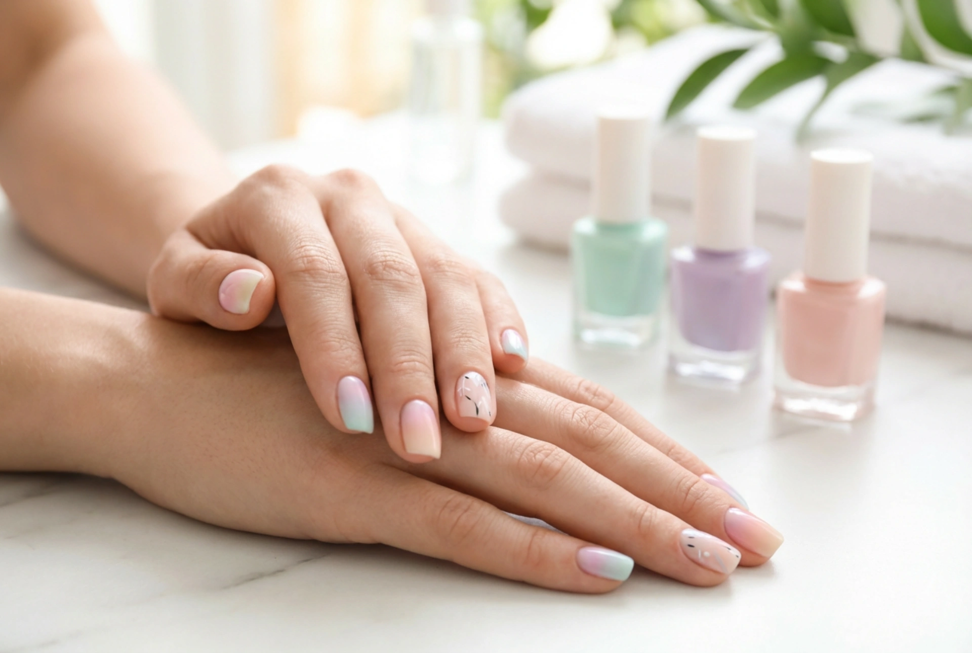 Pastel Tırnaklar: Renk Kombinasyonları, Ombre ve Desenler