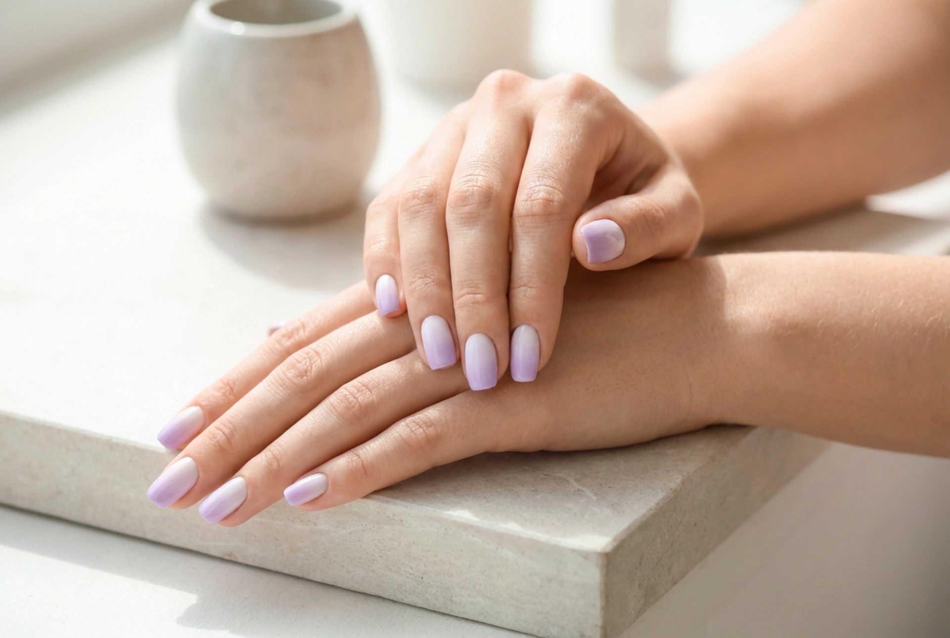 Lavanta Ombre Tırnaklar: Adım Adım Hassas Renk Geçişleri