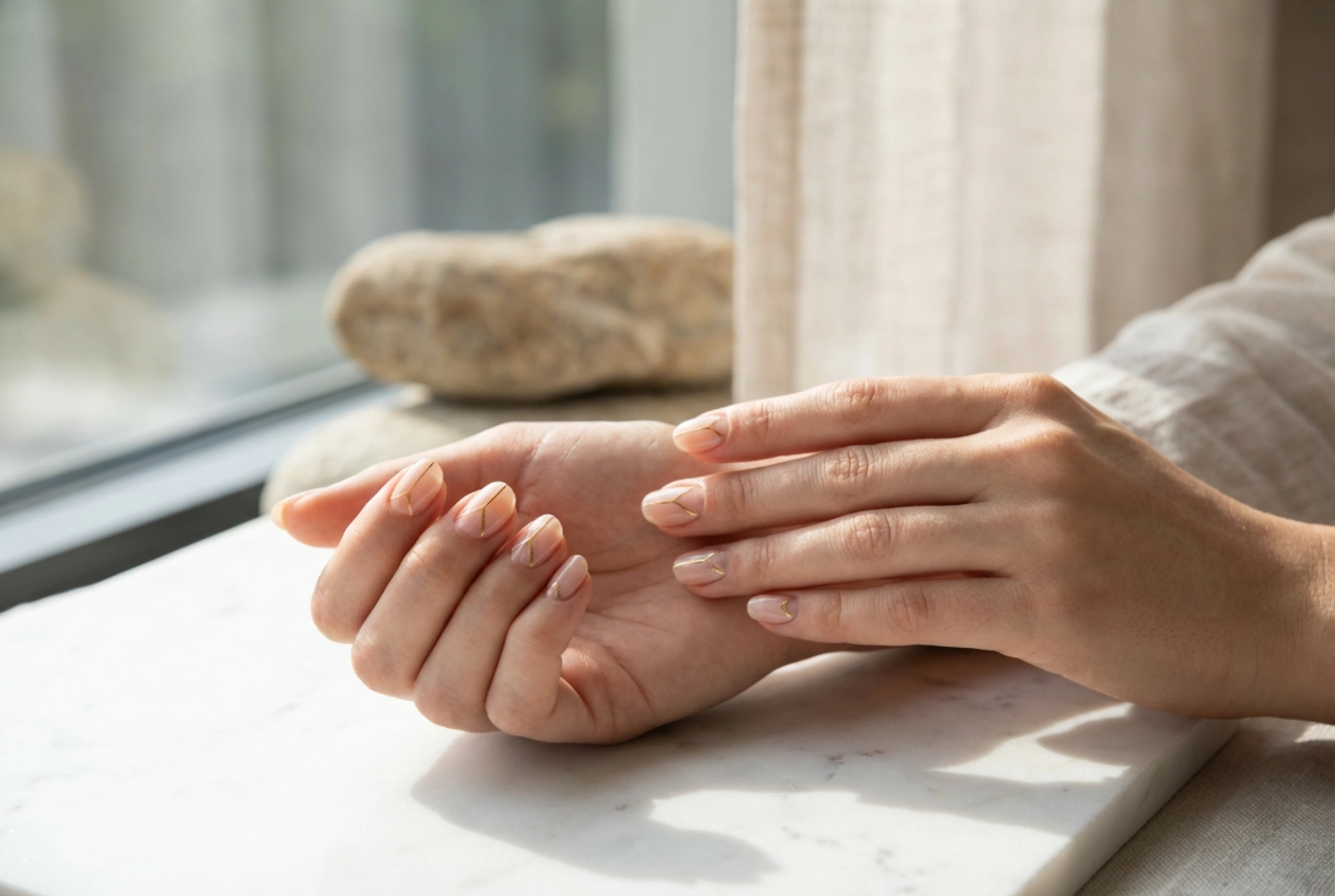 Minimalist Tırnaklar: Temiz Çizgiler, Negatif Alan ve Zarif Parlaklık