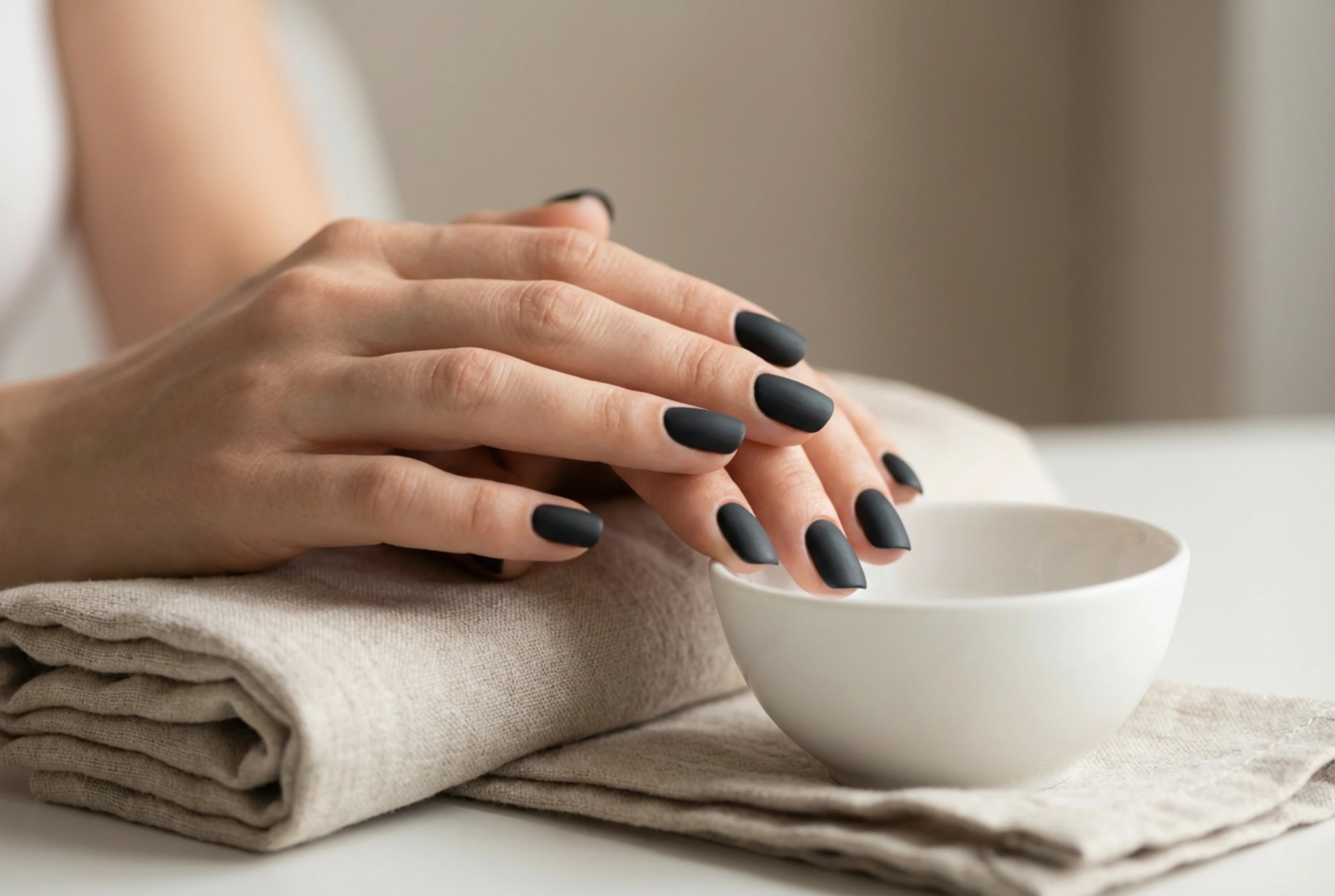 Mat Siyah Bitiş: Lekesiz ve Parlamasız Mat Siyah Tırnaklar