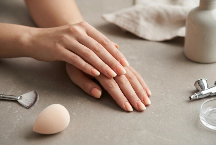 Hibrit Ombre Tırnaklar: Sünger, Airbrush ve Yelpaze Fırça ile Mükemmel Geçişler