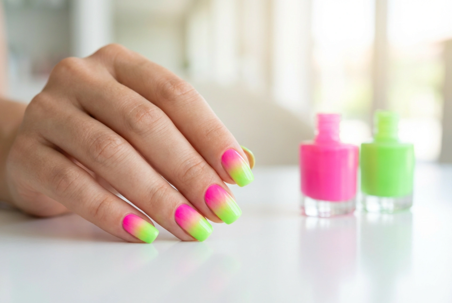 Neon Ombre Tırnak Nasıl Yapılır: Renk Seçimi ve Teknikler