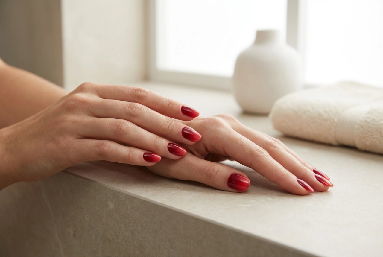 Kırmızı Ombre Tırnaklar Nasıl Yapılır: Baz Kattan Son Kata Kadar