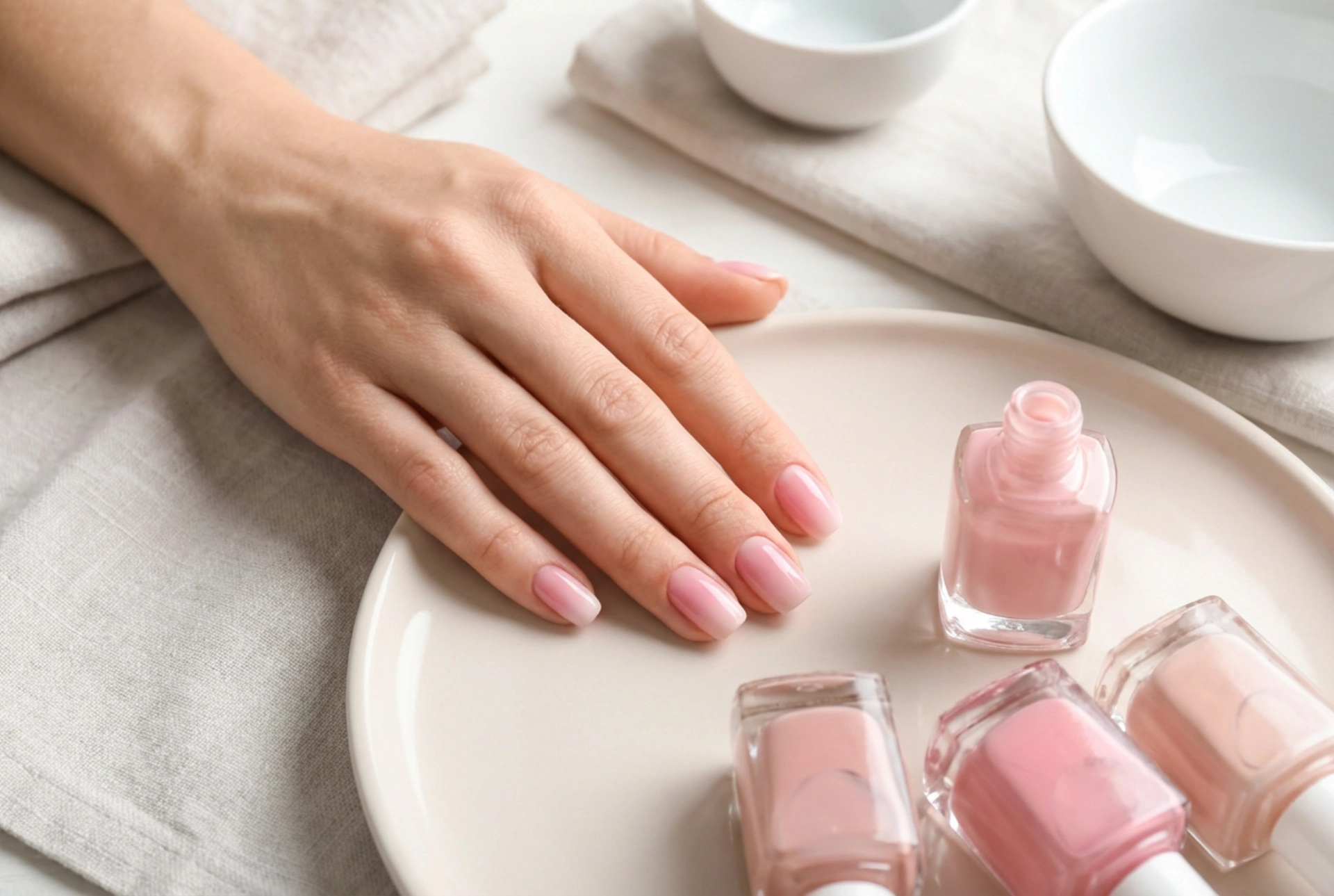 Tırnaklarda Pembe Tonlarında Ombre: Ürünler ve Kaçınılması Gereken Hatalar