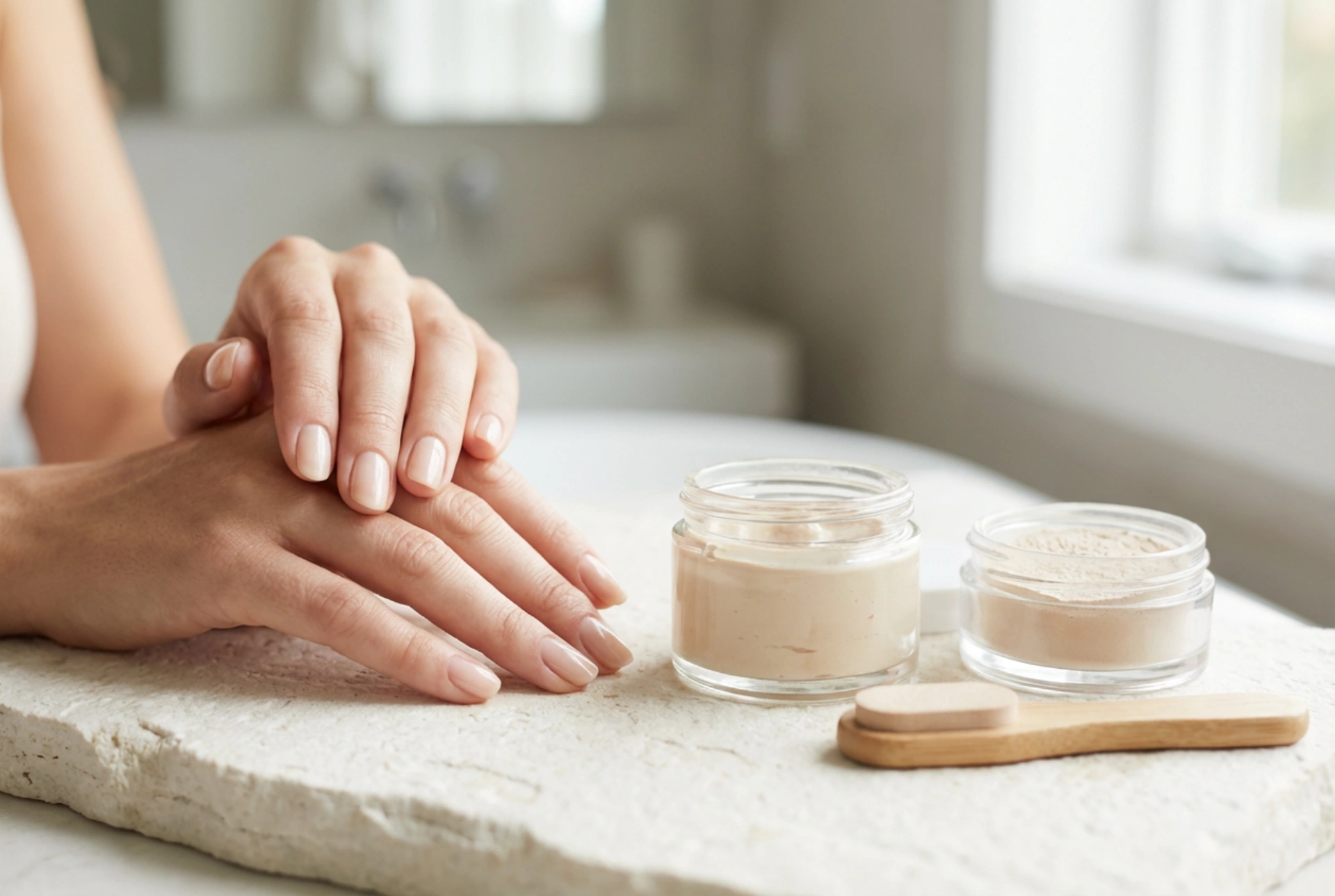 Japon Manikürü: Tırnak Plağının Hazırlanması, Macun ve Pudra Bitişi