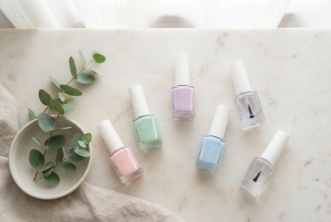 Adım Adım Pastel Kalıcı Oje Uygulaması: Baz, İki Kat, Top Coat