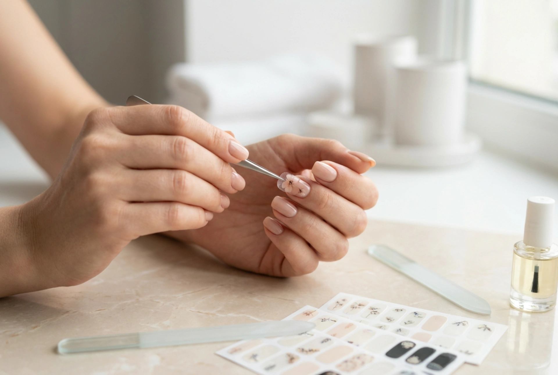 Tırnak Çıkartmaları: Çeşitleri, Kusursuz Uygulama ve Kalıcılığı Artırma Yöntemleri