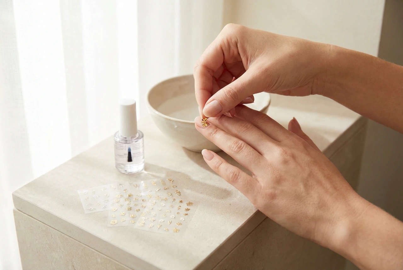 Hibrit Tırnak Çıkartmaları: Çeşitleri, Uygulaması ve Top Coat ile Korunması