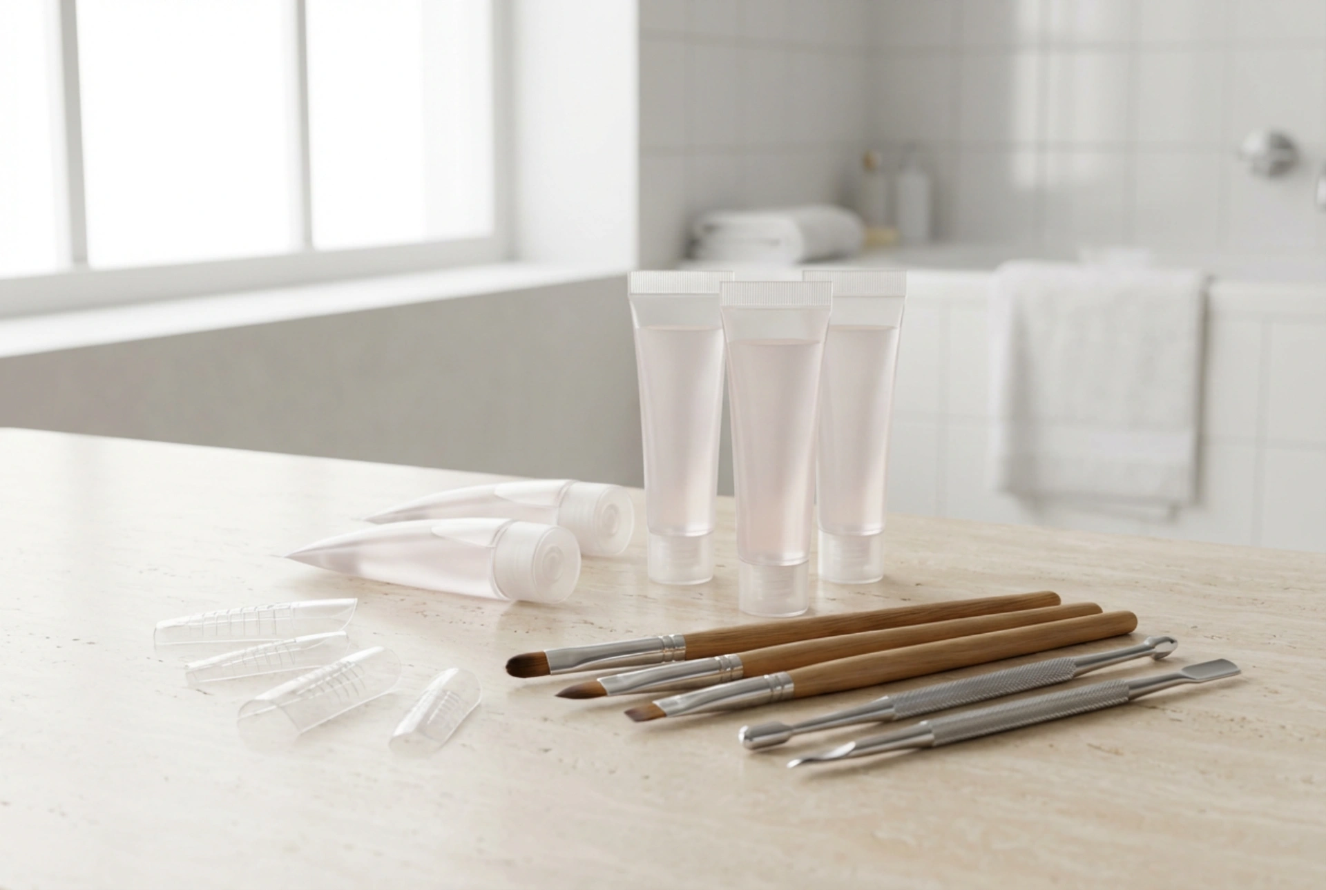 Akrilik Jel Seti: Gerekli Ürünler, Formlar ve Çalışma Sırası