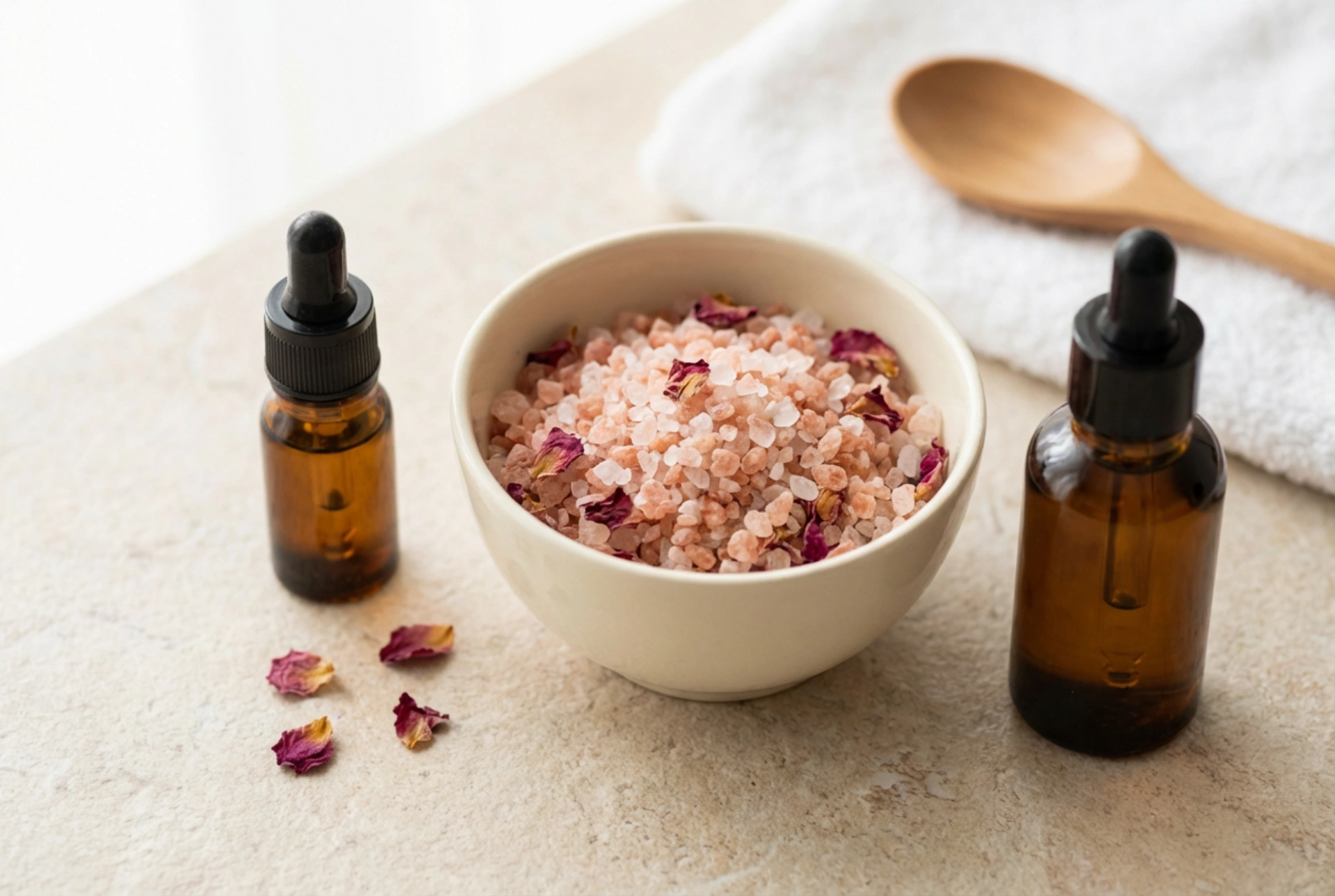 Banyoda Himalaya Tuzu Nasıl Kullanılır: Basit Yöntemler ve Aromatik Eklentiler