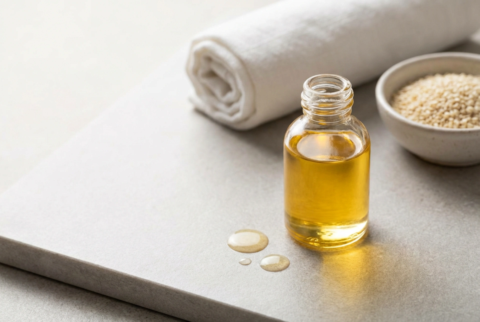 Masaj için susam yağı: kullanım özellikleri ve basit uygulama