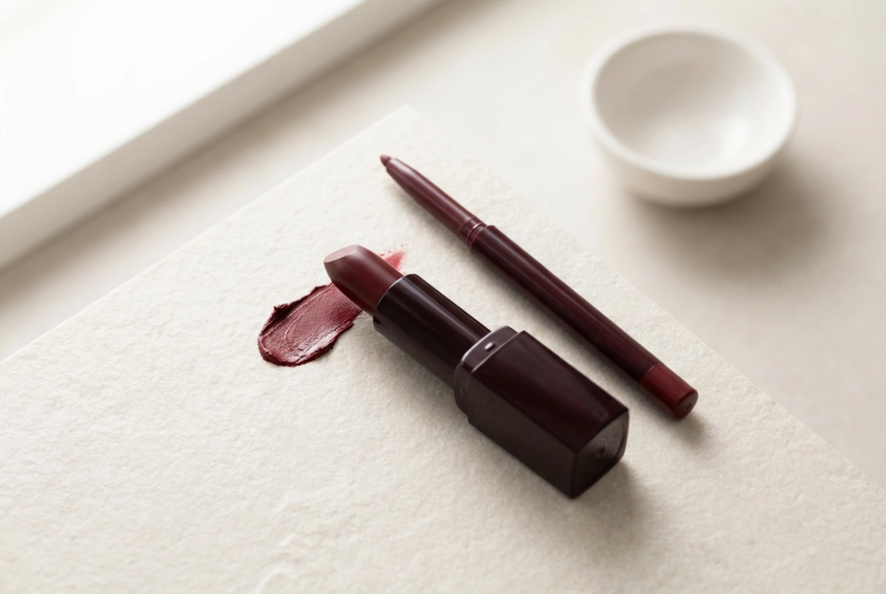 Kırmızı Ruj: Net Kontur, Doldurma ve Artırılmış Kalıcılık